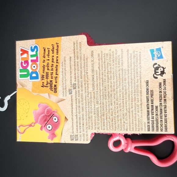 UglyDolls Moxy To-Go Stuffed Animal Doll Bag Clip 4.75" - Picture 9 of 9